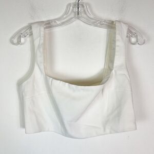 Atoir NWOT Women's White Little Love Crop Top Size 8